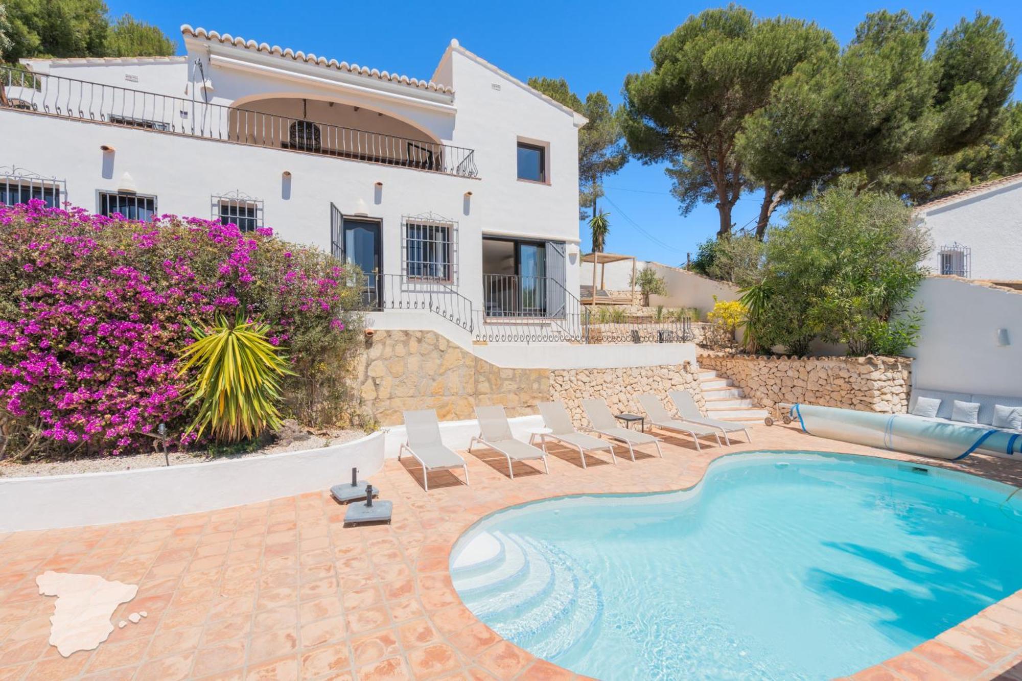 Villa Costablancadreams Casa La Cereza In Moraira Exterior foto